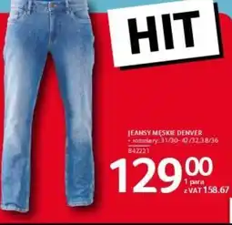 Selgros Jeansy męskie Denver oferta