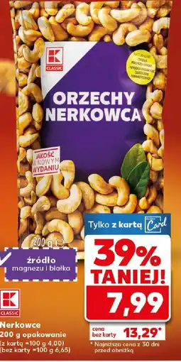 Kaufland Orzechy nerkowca oferta