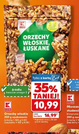 Kaufland Orzechy włoskie łuskane oferta