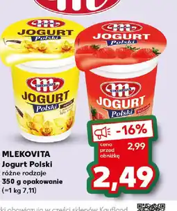 Kaufland Jogurt Polski Mlekovita oferta