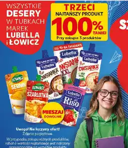 Kaufland Desery w tubkach marek Lubella i Lowicz oferta