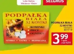 Selgros Podpałka biała oferta