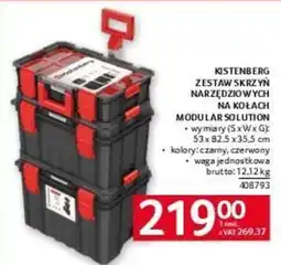 Selgros Zestaw skrzyń narzędziowych na kołach Kistenberg Modular Solution oferta