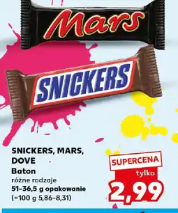 Kaufland Baton Snickers, Mars, Dove oferta