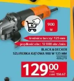 Selgros Szlifierka kątowa Black&Decker oferta