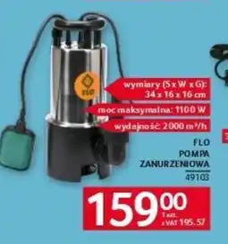 Selgros Pompa zanurzeniowa FLO oferta