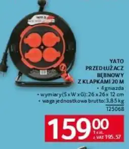 Selgros Przedłużacz bębnowy Yato oferta