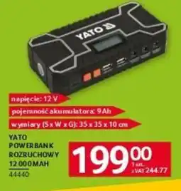 Selgros Yato Powerbank rozruchowy oferta