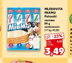 Kaufland Paluszki serowe Mlekovita Miamu oferta