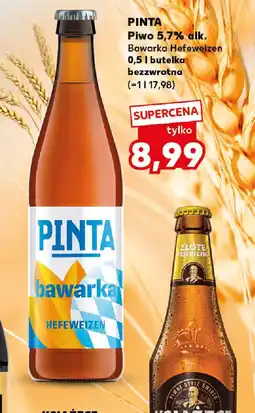 Kaufland Piwo Pinta Bawarka Hefeweizen oferta