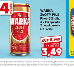 Kaufland Warka Złoty Pils oferta