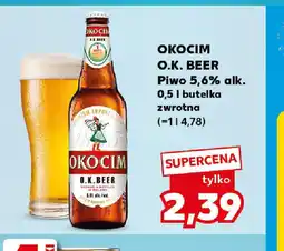 Kaufland Okocim O.K. Beer oferta