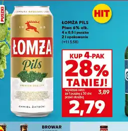 Kaufland Piwo Lomża Pils oferta