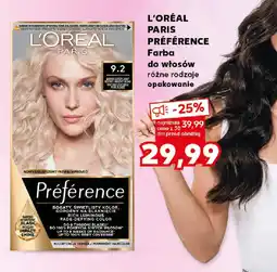 Kaufland Farba do włosów L'Oréal Paris Préférence oferta