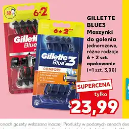 Kaufland Maszynki do golenia Gillette Blue3 oferta