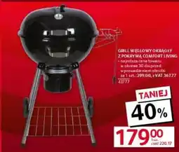 Selgros Grill węglowy okrągły z pokrywą Comfort Living oferta