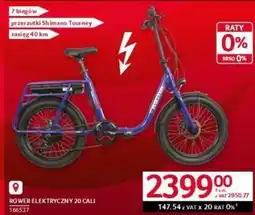 Selgros Rower elektryczny 20 cali oferta