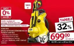 Selgros Myjka wysokociśnieniowa Karcher K4 Power Control oferta