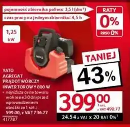 Selgros Yato Agregat Prądotwórczy Inwertorowy oferta