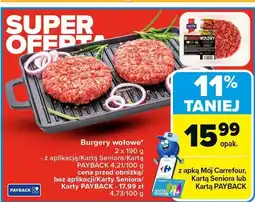 Carrefour Market Burgery wołowe Carrefour oferta