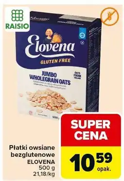 Carrefour Market Płatki owsiane bezglutenowe Elovena oferta