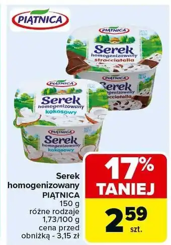 Carrefour Market Serek homogenizowany Piątnica oferta
