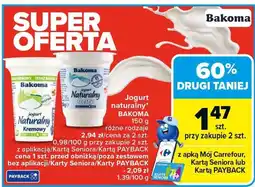 Carrefour Market Jogurt naturalny Bakoma oferta