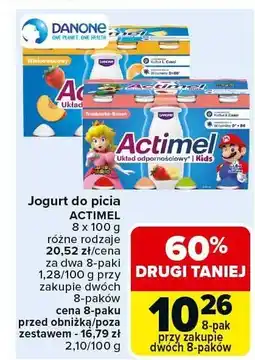 Carrefour Market Jogurt Actimel Danone oferta