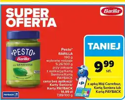 Carrefour Market Pesto Barilla Genovese oferta