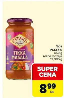 Carrefour Market Sos Tikka Masala Patak's oferta