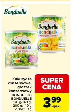 Carrefour Market Kukurydza konserwowa, groszek konserwowy Bonduelle oferta