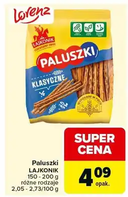 Carrefour Market Paluszki Lajkonik oferta