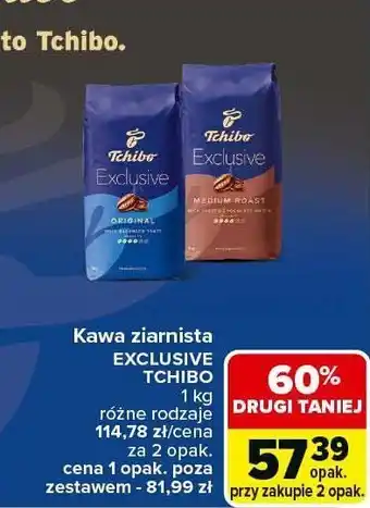Carrefour Market Kawa ziarnista Exclusive Tchibo oferta