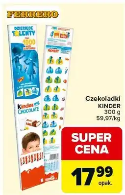 Carrefour Market Czekoladki Kinder Chocolate oferta