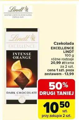 Carrefour Market Czekolada Excellence Lindt oferta