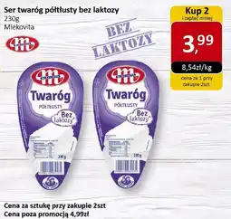 Market Point Ser twaróg półtłusty bez laktozy Mlekovita oferta