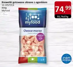 Market Point Krewetki gotowane obrane z ogonkiem 16-20SZT/LB MyFood oferta