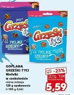 Kaufland Wafelki w czekoladzie Grześki Tyci oferta