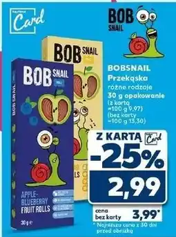 Kaufland Przekąska jabłkowo-gruszkowa Bob Snail oferta