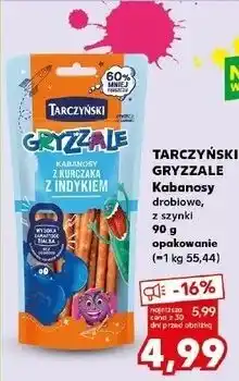 Kaufland Kabanosiki z indykiem Tarczyński Gryzzale oferta
