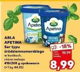 Kaufland Ser feta z bazylią i oregano Arla Apetina oferta