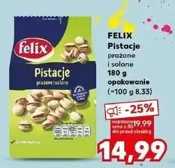 Kaufland Pistacje prażone i solone Felix oferta