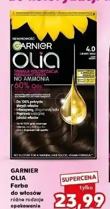 Kaufland Farba do włosów ciemny brąz 4.0 Garnier Olia oferta
