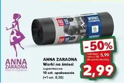 Kaufland Worki na śmieci supermocne 120 l Anna Zaradna oferta