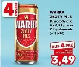 Kaufland Piwo Warka Złoty Pils oferta