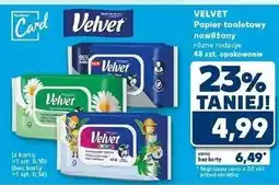 Kaufland Papier toaletowy nawilżany for men Velvet oferta