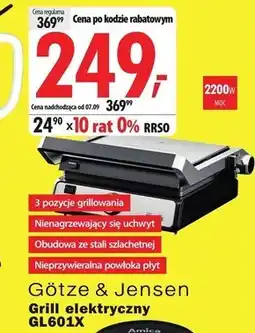 Media Expert Grill elektryczny Götze & Jensen oferta