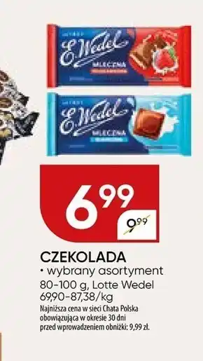 Chata Polska Czekolada E. Wedel oferta