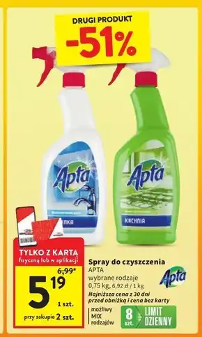 Intermarche Spray do czyszczenia Apta oferta