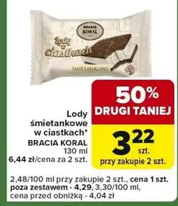 Carrefour Express Lody Bracia Koral oferta